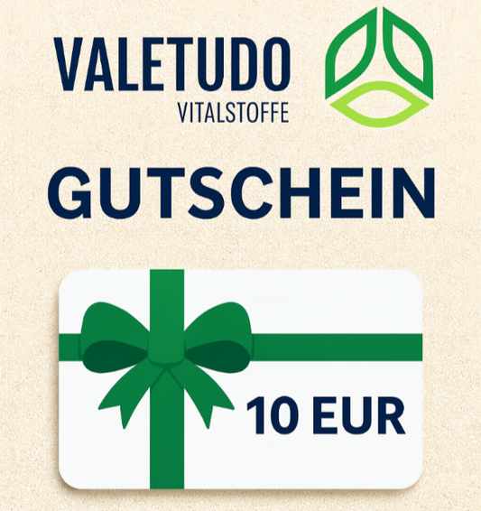 Valetudo-Vitalstoffe Geschenk-Gutschein