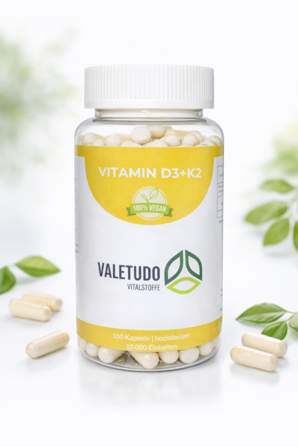 Vitamin D3 + K2 - 10.000 I.E. hochdosiert