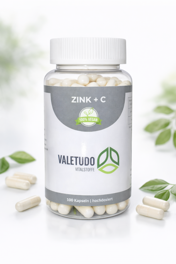 Zink + C – Für Immunsystem und Zellschutz - hochdosiert | 3-Monats-Packung